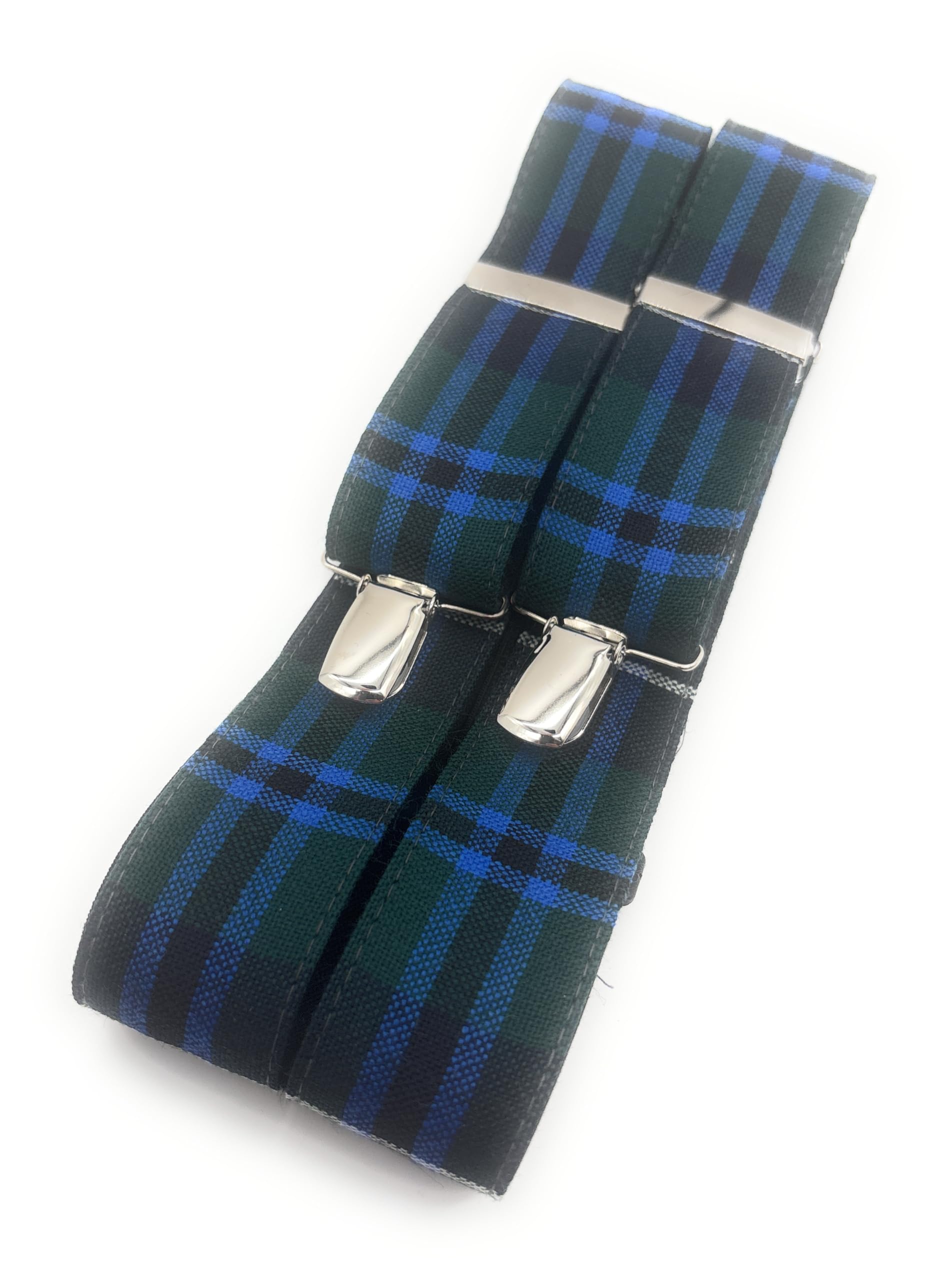 Scottish Essence Unisex Douglas Gents Pure Wool Tartan Trousers Braces Available In A Selection Of Tartans - Made In Scotland (Douglas)