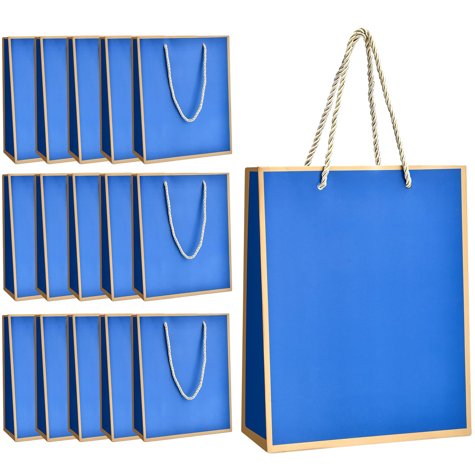 16 Stück Geschenktüten Papier Bunt, Kraftpapier Tüten für Ki