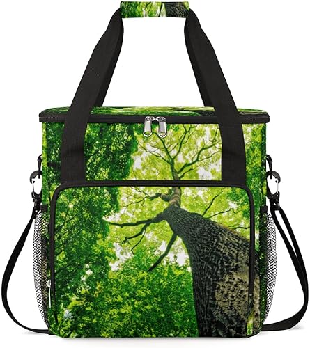 Bolsa de transporte para cafetera tropical con estampado forestal para Keurig K-Mini o K-Mini Plus K-Mini Plus K-Cup, bolsa de viaje