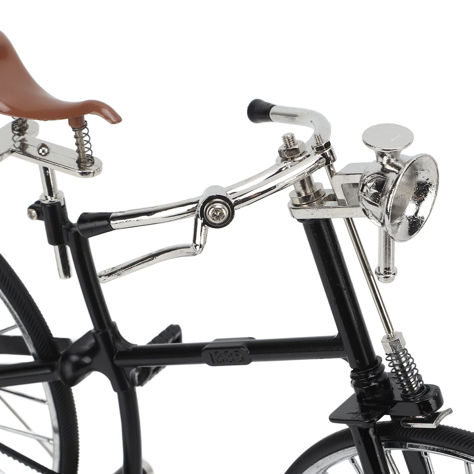 Modelo de Bicicleta Retro, Mini Bicicleta Desmontable de Metal, | Neumáticos de Goma, Adorno de Escritorio, Réplica de los 80, Marco Metálico Durable