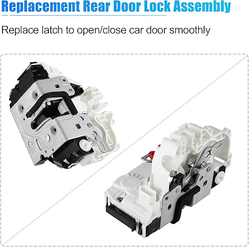 Miniatura 5 de uxcell Motor de actuador de cerradura de puerta trasera izquierda para Dodge Durango 11-23 para Jeep Grand Cherokee 11-21 No.4589923AH/4589923AF