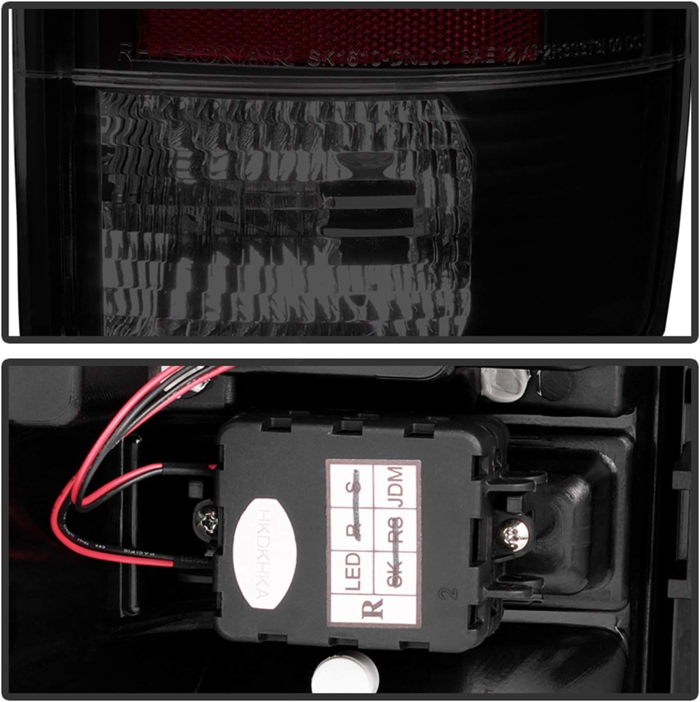 Spyder Auto Spyder 5078001 Chevy Suburban/Tahoe 1500/2500 00-06 / GMC Yukon/Yukon XL 00-06 / GMC Yukon Denali/Denali XL 01-06 (Lift Gate Style Only) LED Tail Lights - Black Smoke Large