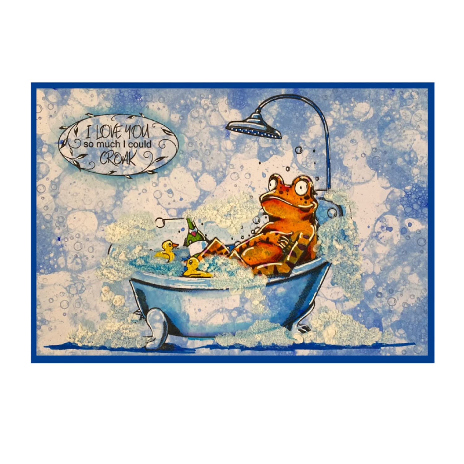 Tampons Transparents En Forme De Grenouille Pour La Fabrication De Cartes, Le Yoga Et L'exercice, Le Scrapbooking, Les Loisirs Créatifs, La Décoration