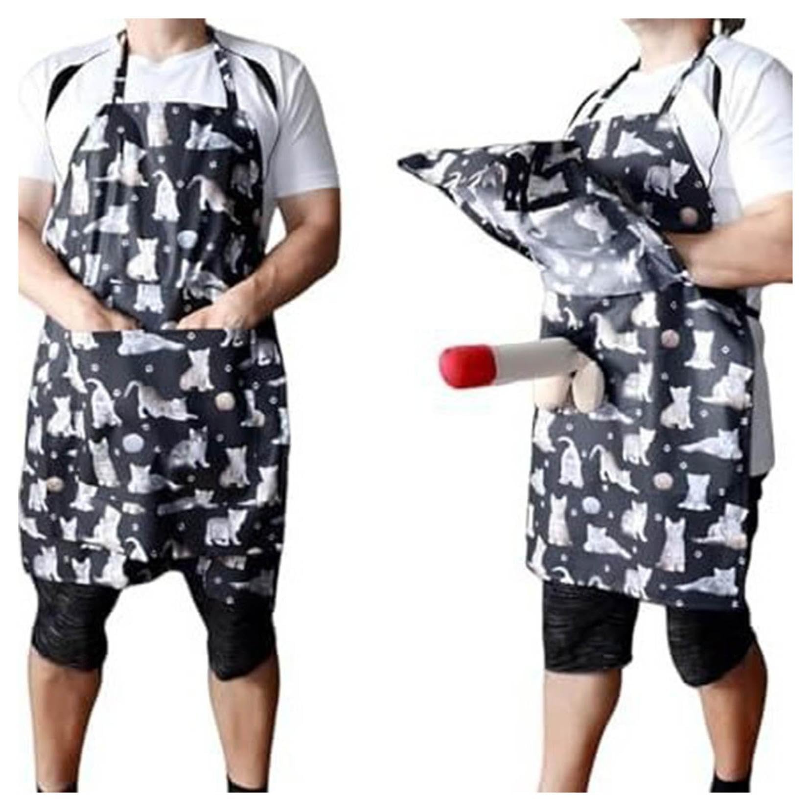 The Ultimate Gag Gift Apron | A Surprise Hiding in the Pocket! Funny Apron With Penisunder, Novelty Kitchen Apron for Adult