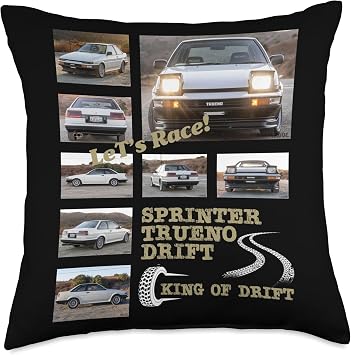 King of Drift_004 Throw Pillow