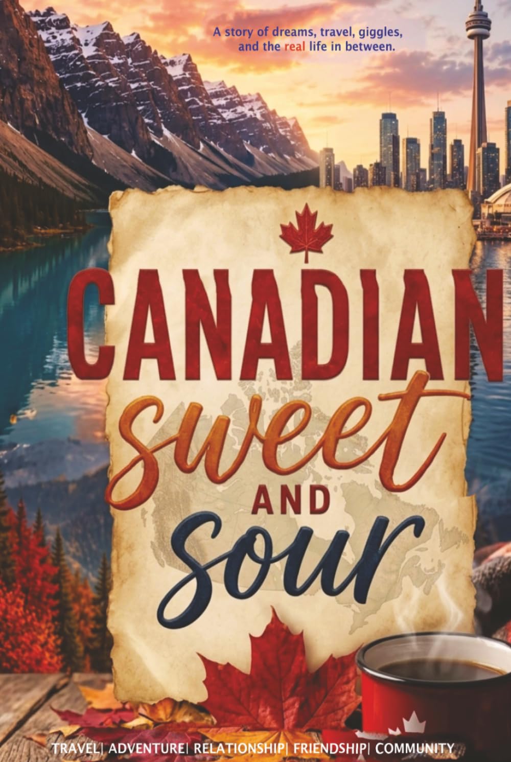 Canadian Sweet and Sour: A funny Journal of Travel, Culture, Friendship, adventure, community, food, and Survival in Canada | feel good read | 6x9 ... for Vacations, New Beginnings, Birthdays