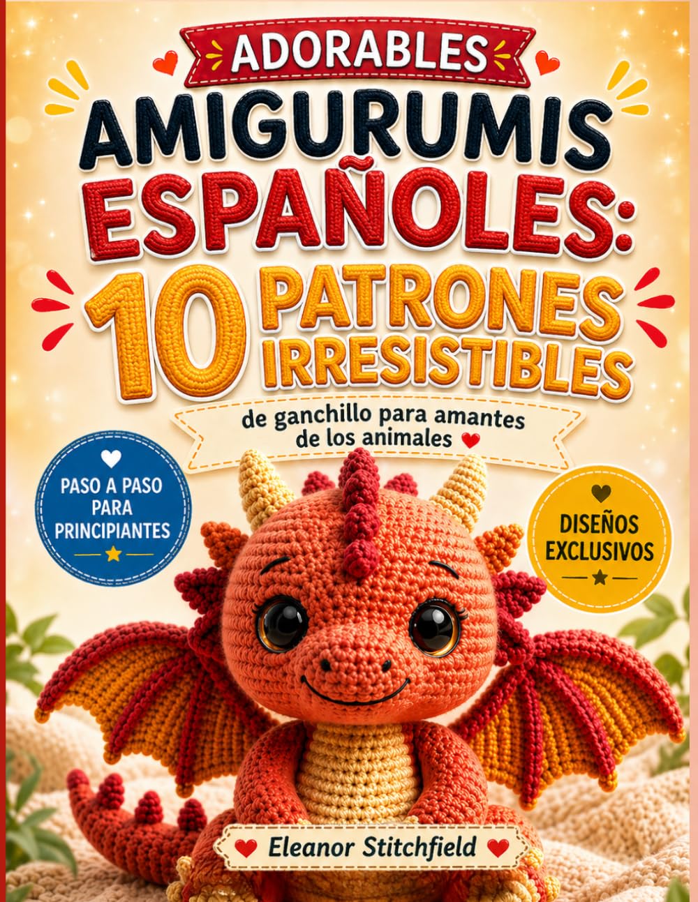 Adorable Amigurumi Español: 10 Encantadores Patrones de Ganchillo para Amantes de los Dragones (Amigurumis Fáciles y Adorables)