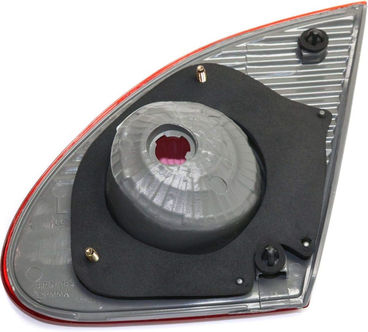 HEADLIGHTSDEPOT Tail Light Compatible With Toyota Corolla 2003-2008 Includes Left Driver Side Tail Lamp Inner Trunk Lid