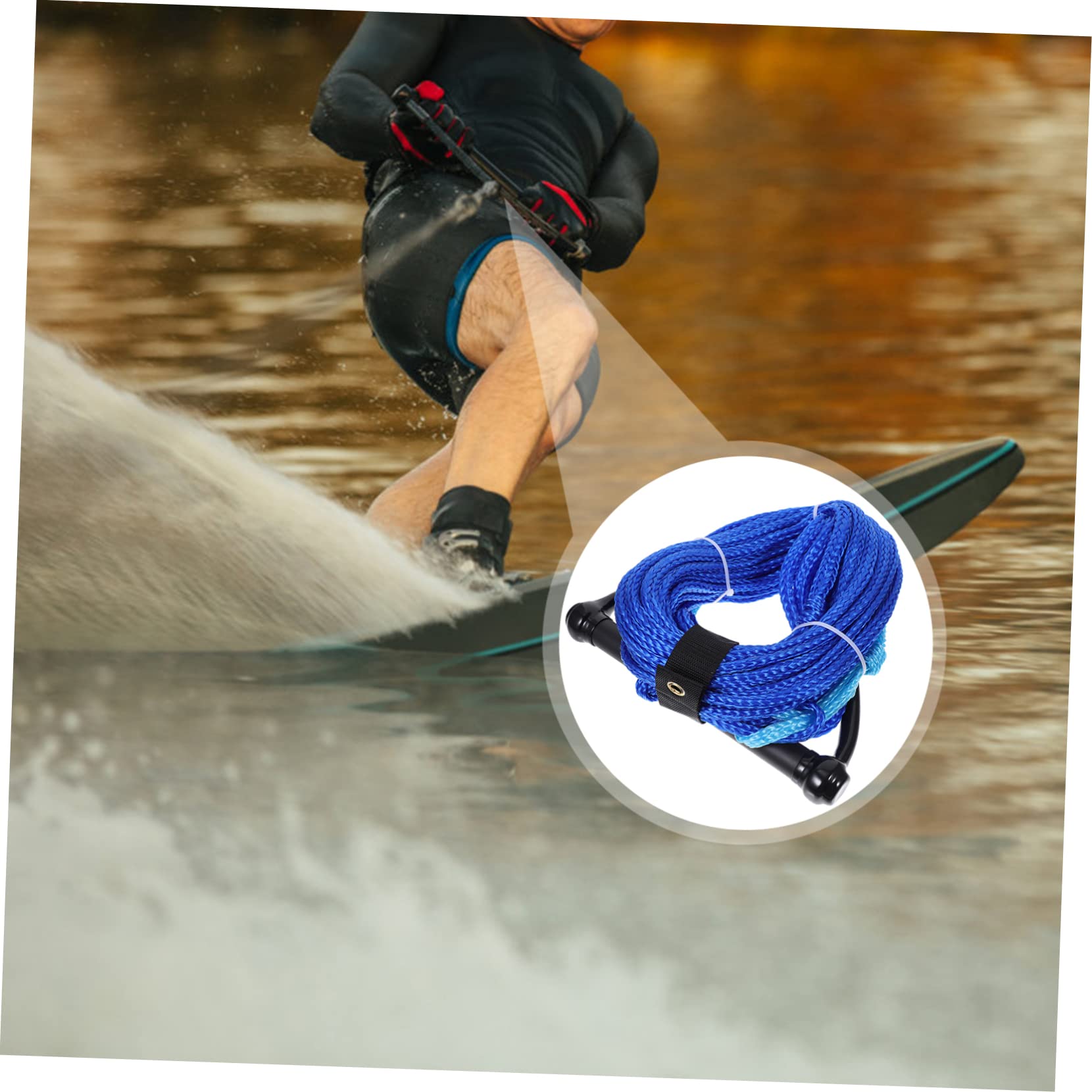 FAVOMOTO Wasserskiseil Für Wakeboard Und Wasserski Schleppseil Mit Griff Geeignet Für Wassersportaktivitäten Wie Kneeboarden Und Wakeskaten