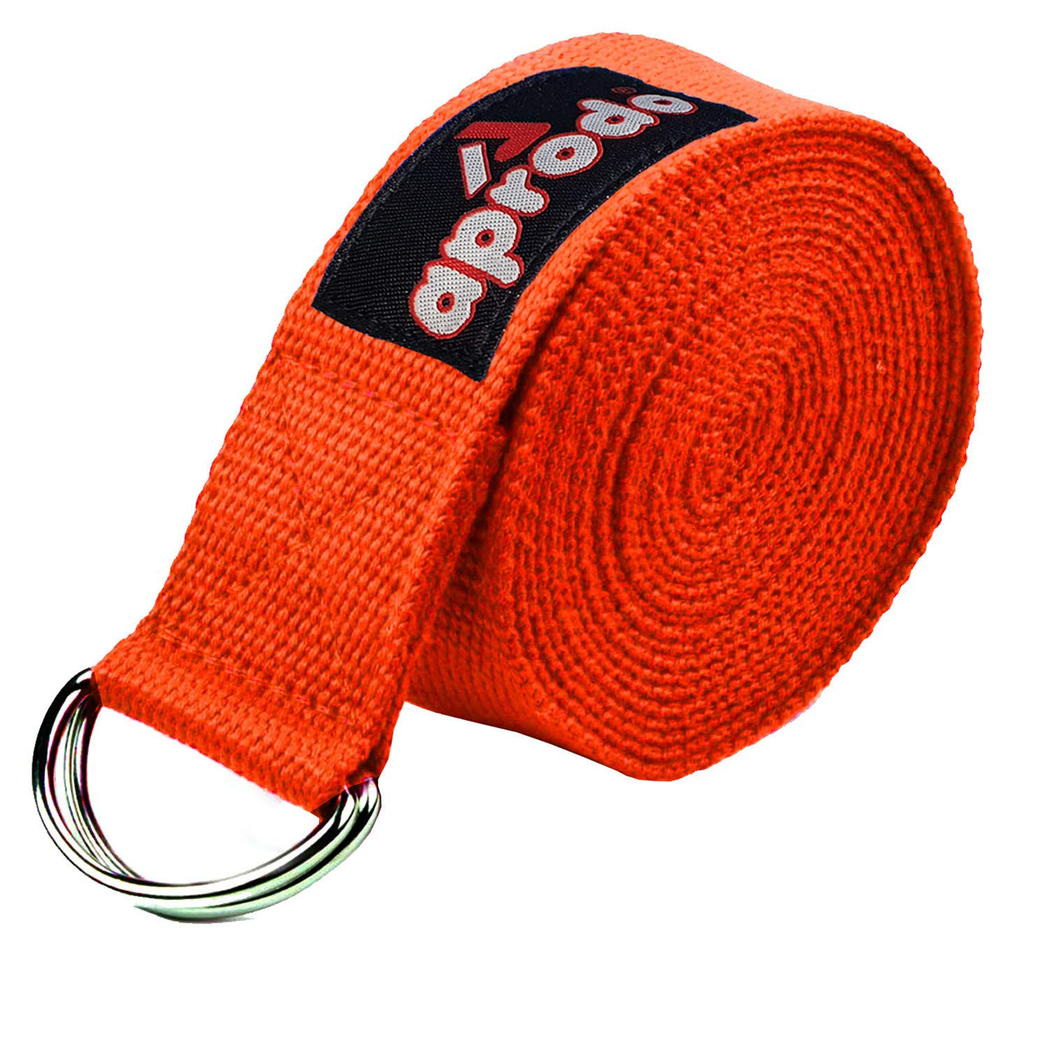 Aprodo Yoga Strap 6 Feet (72 Inches) 1.5" Width 100% Cotton Anti Skid Straps with Adjustable D-Ring Buckle, Best for Yoga, Body Flexibility & General Fitness, (Pack of 1 pc) (NEON Orange) (B08MCNNS6Q) Amazon Price History, Amazon Price Tracker