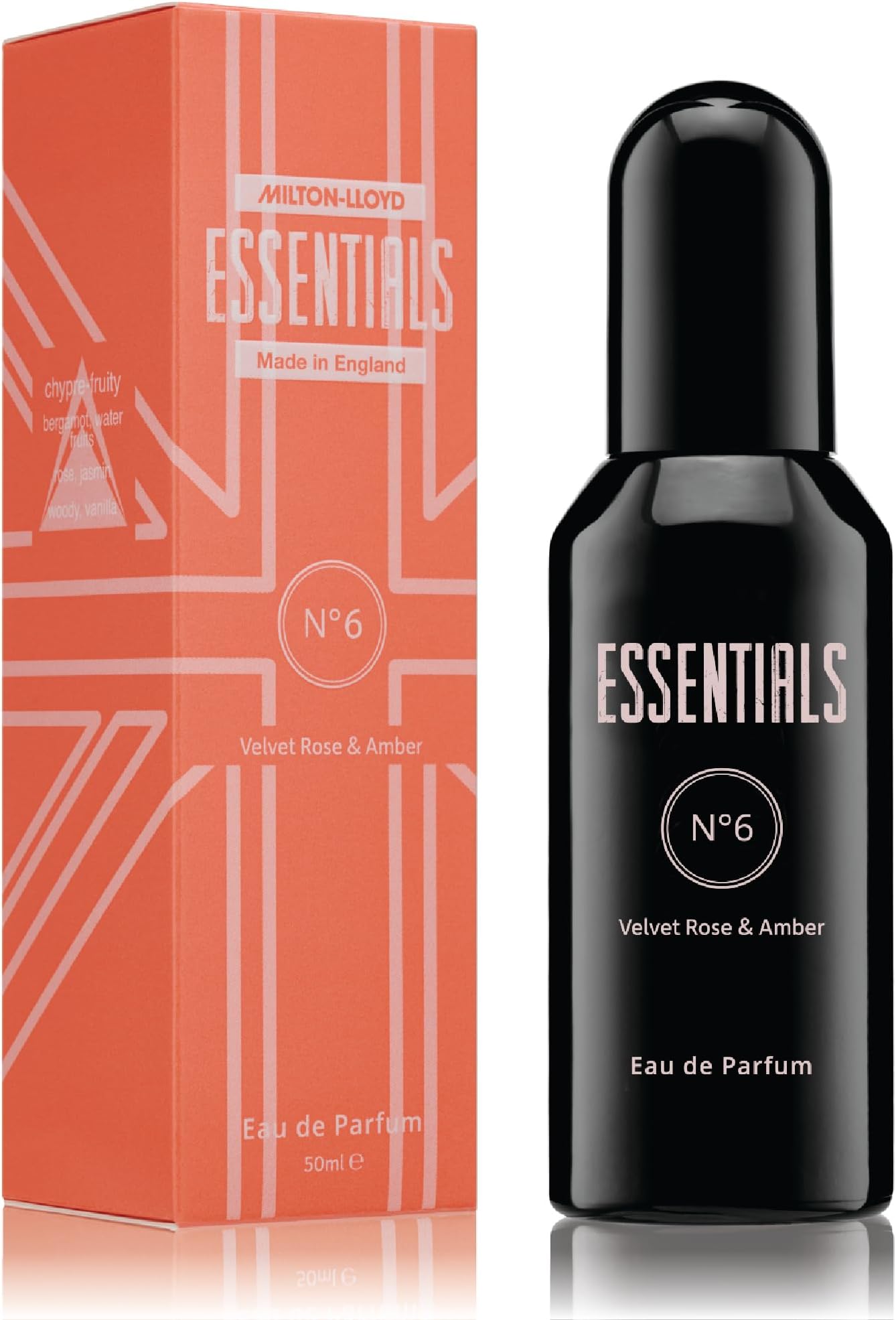 MILTON-LLOYD ESSENTIALS No 6 Perfume for Women. 50ml Eau de Parfum. Luxury Fragrance - Ladies Perfume, Long Lasting Womens Perfumes by Milton-Lloyd