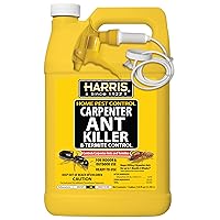 Vista 1 de Harris Carpenter Ant Killer & Termite Control Treatment, Kills On Contact, Odorless & Non-Staining Formula, 128 Oz