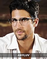 Vista 2 de ANYLUV Blue Light Glasses Men Anti Eyestrain Lightweight Computer Gaming Blue Light Blocking Glasses for Women