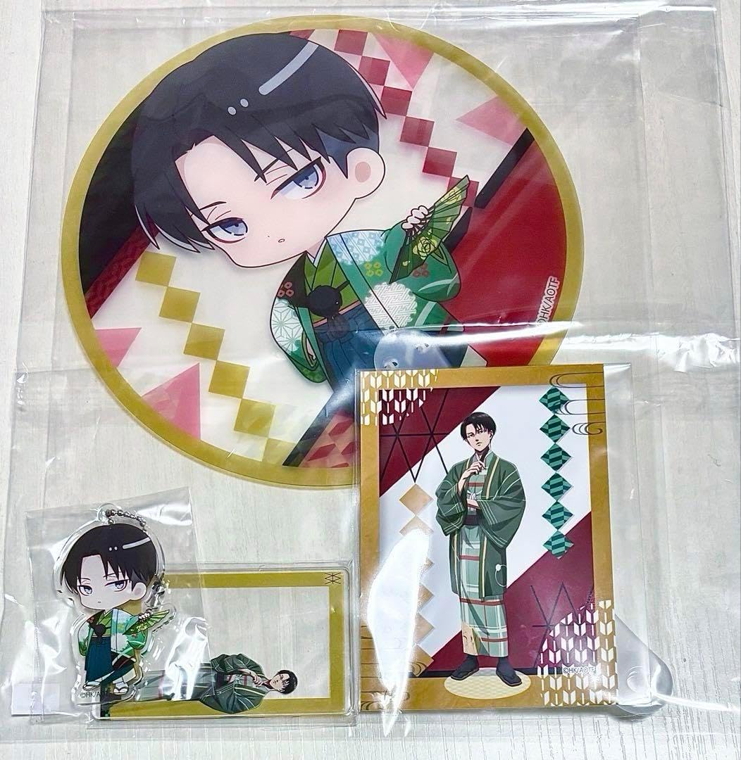 進撃の巨人　着物　VASARA コラボ特典　リヴァイ　セット 進撃の巨人 着物 VASARA コラボ特典 リヴァイ セット 進撃の巨人