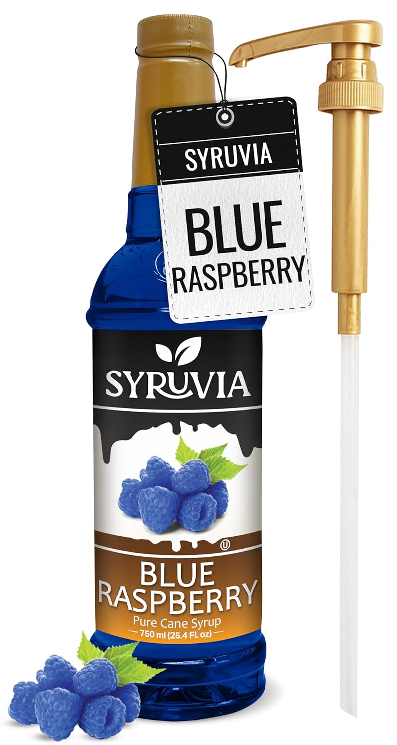 Syruvia Coffee Syrup, Toasted Marshmallow Flavored Syrup for Drinks, Lattes, and Desserts – 25.4 fl oz, With Pump