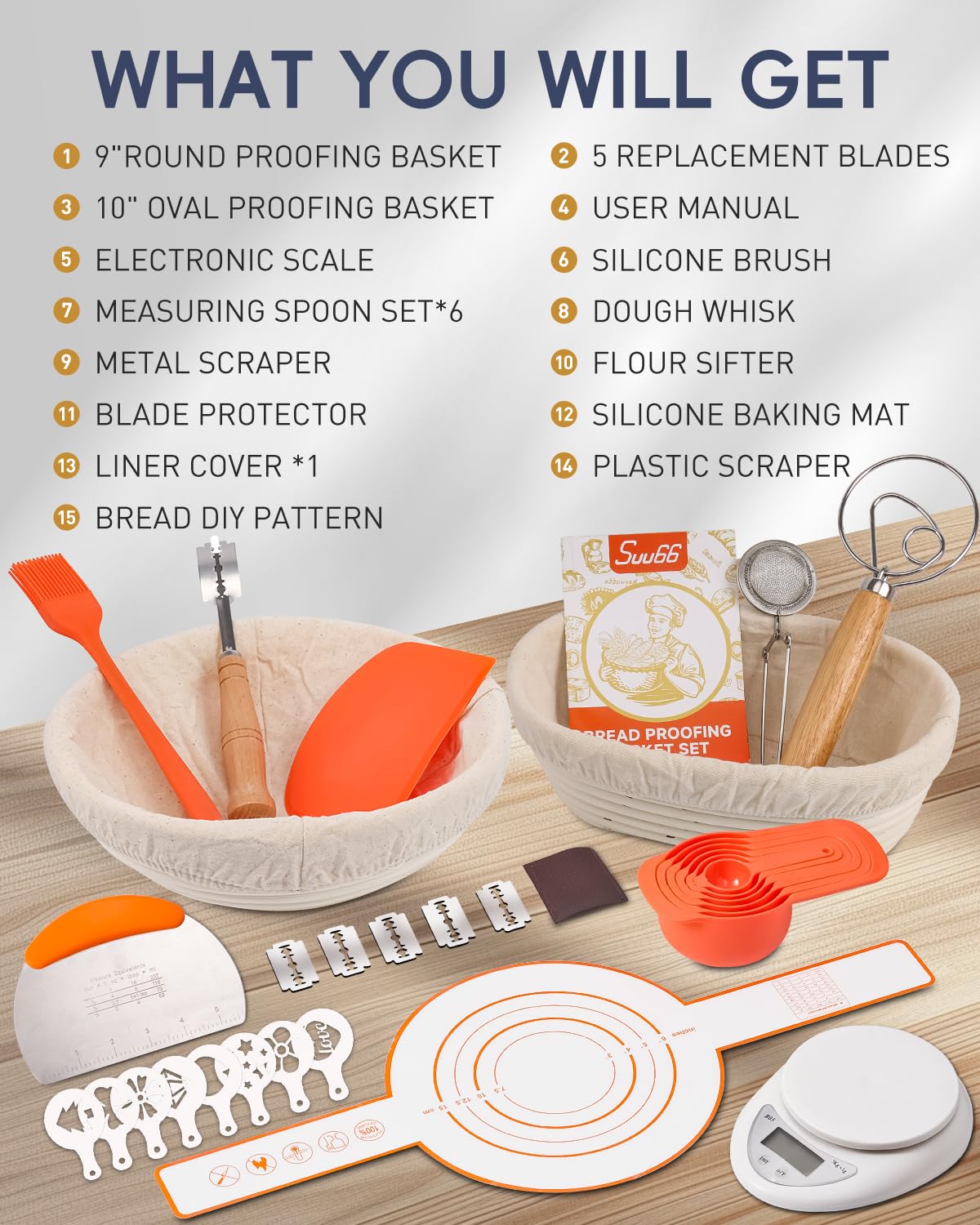 Amazon.com: 30-Pcs Sourdough Bread Baking Supplies - Sourdough