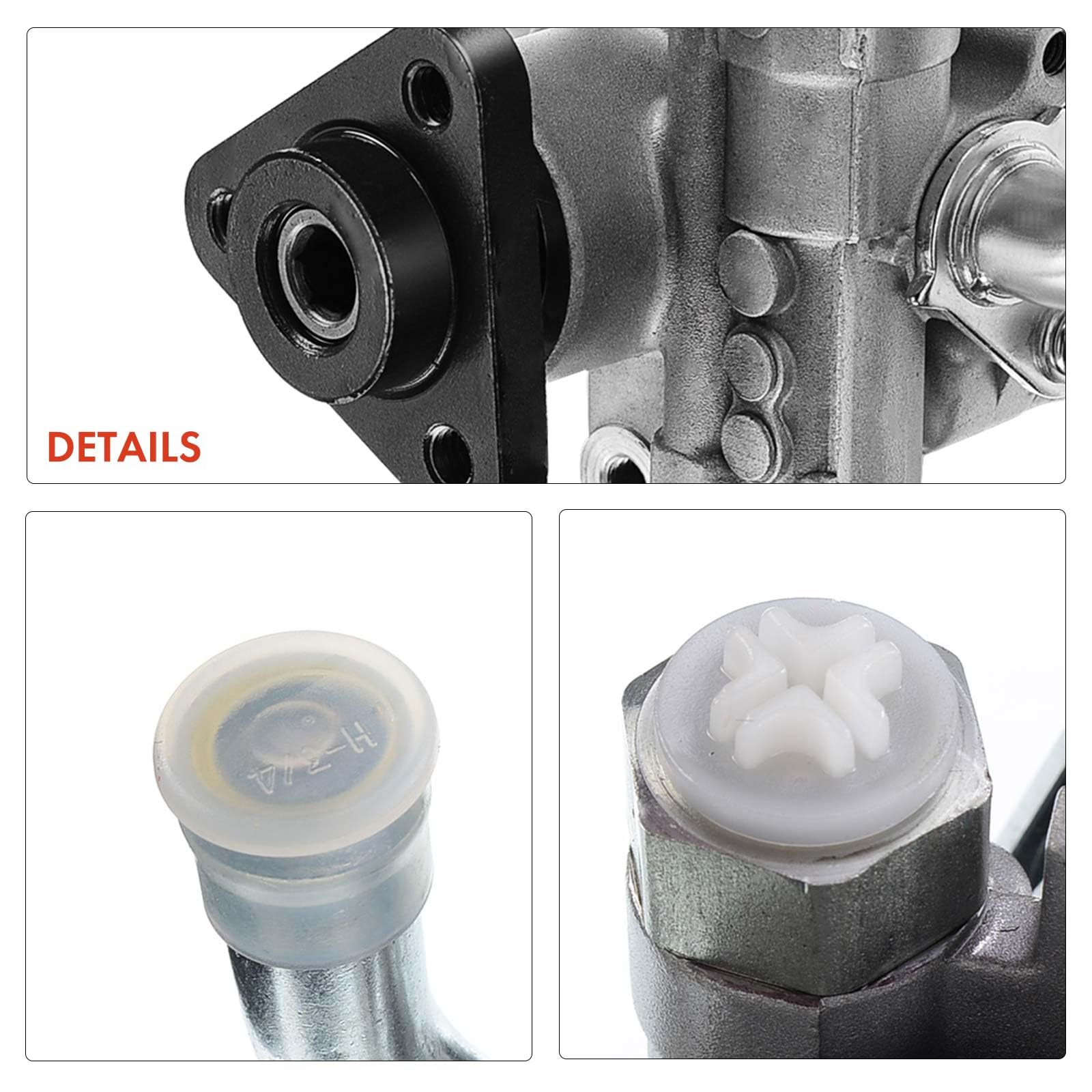 Frankberg Pompa servosterzo idraulica senza pulegge 7L8422154D | Compatibile con: Q7 4LB, T.o.u.a.r.e.g 7L6 7L7 7LA