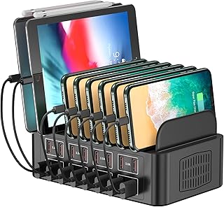 Charging Station for Multiple Devices, 16 Ports Fast Charging Station, 175W 35A Multi USB Charger Station,Travel USB Charging Station for Multiple Devices,Charging Dock