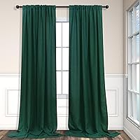 Vista 153 de Orange Linen Curtains 72 Inch Length for Living Room 2 Panels Set Back Tab Loop Pocket Semi Sheer Copper Brown Burnt Orange Curtains for Bedroom