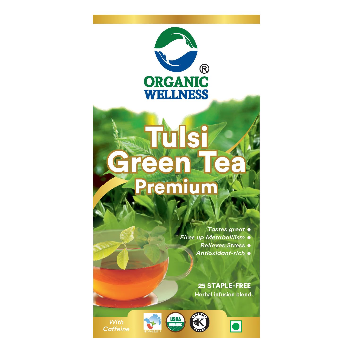 Tulsi Green Tea Premium | 25 Tea Bags