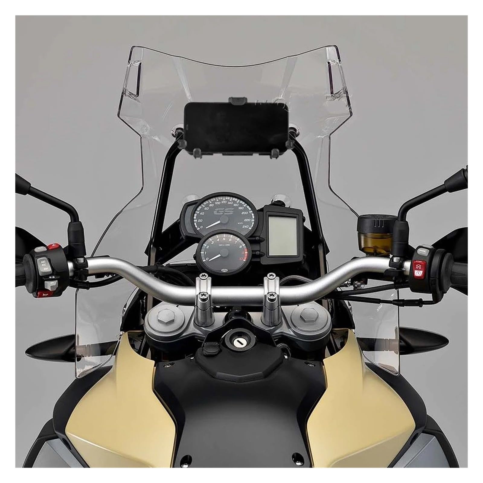 Support Téléphone Vélo pour BMW F800GS F 800 GS F800gs ABS ADV Adventure 2014-2019 Support GPS Universel 9/16 Mm Moto