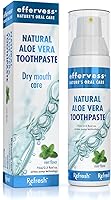 Vista 2 de Effervess Rx Refresh - Pasta de dientes natural sin flúor de aloe vera - Cuidado de la boca seca - Naturalmente calmante e hidratante - Refresca