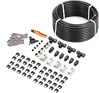 Vista 14 de Kit de Accesorios para Compresor de Aire 1/2" x 100 pies Sistema de Tuberías de Aire Comprimido de Aluminio HDPE Manguera Negra de Compresor de Aire