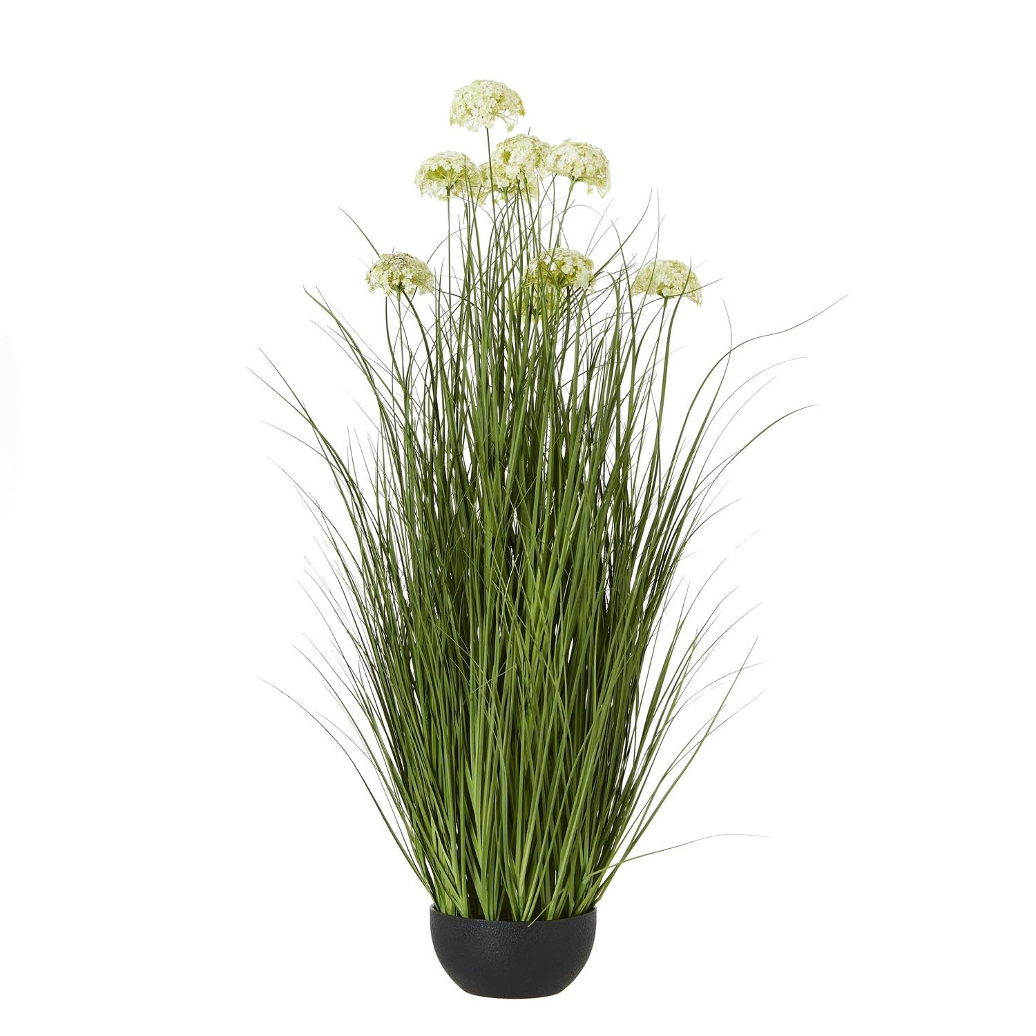 Hill Interiors Allium Artificial Potted Plant (One Size) (White)