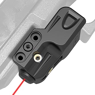 Green/Red/Blue Laser with Strobe/Momentary for Railed Pistol | Compact Laser Beam Compatible with Picatinny Rail
