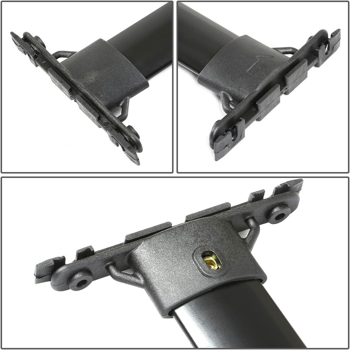 Auto Dynasty Roof Rack Cross Bars Compatible with 2008-2013 Toyota Highlander, 132lbs Rooftop Cargo Bars Aluminum Anti-Corrosion Roof Rails for Luggage Bike Kayak Racks