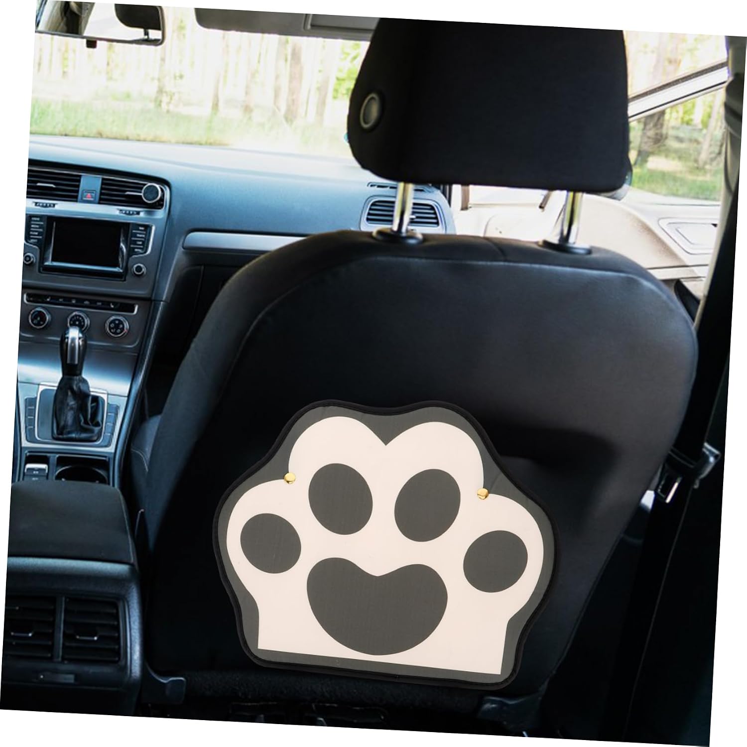 SOLUSTRE Kick Mats Shape Back Seat Protector Pu Car Seat Cover for Dirt Scratches Easy Installation Kick Mat for All Vehicles