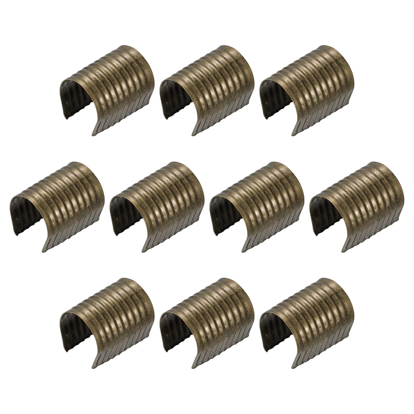 Clips de corde en cuir pour personnaliser vos sacs, bijoux et pompons en bronze