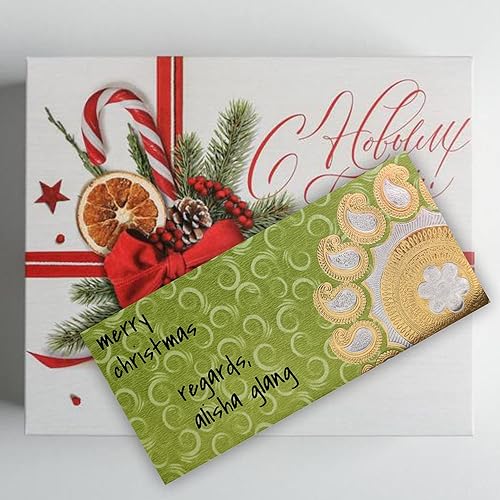 Miniatura 6 de PARTH IMPEX Shagun - Sobre de regalo (paquete de 10) diseños de colores surtidos para dinero, paquete elegante para Navidad, Diwali, Pascua,