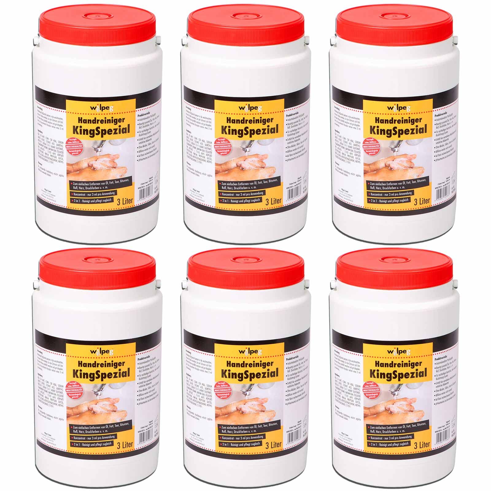 WILPEG Handreiniger 3 Liter - Seife, Waschpaste