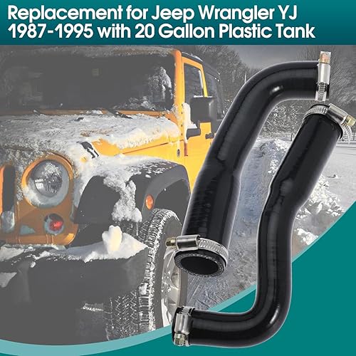 Miniatura 5 de Reemplazo 52040079 Manguera de llenado de combustible para Jeep Wrangler YJ 1987-1995 Reemplaza 52040081