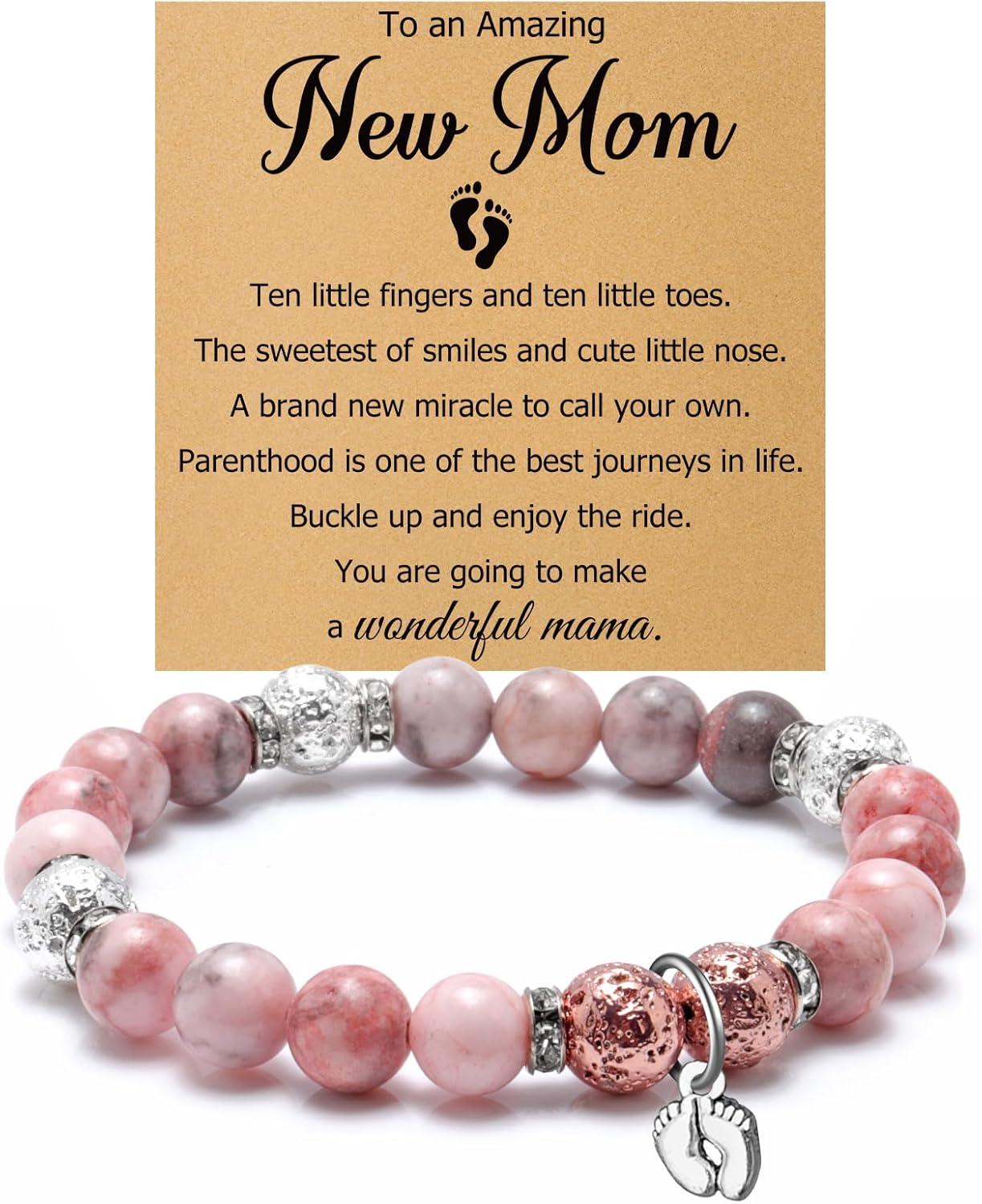 New Mom Gifts for Women Mommy to Be Bracelet Pregnancy Announcement Jewelry Gifts First Mothers Day Gift for New Mom Bracelet Pregnancy Gift for Mother Best Friend Sister Wife Christmas Birthday