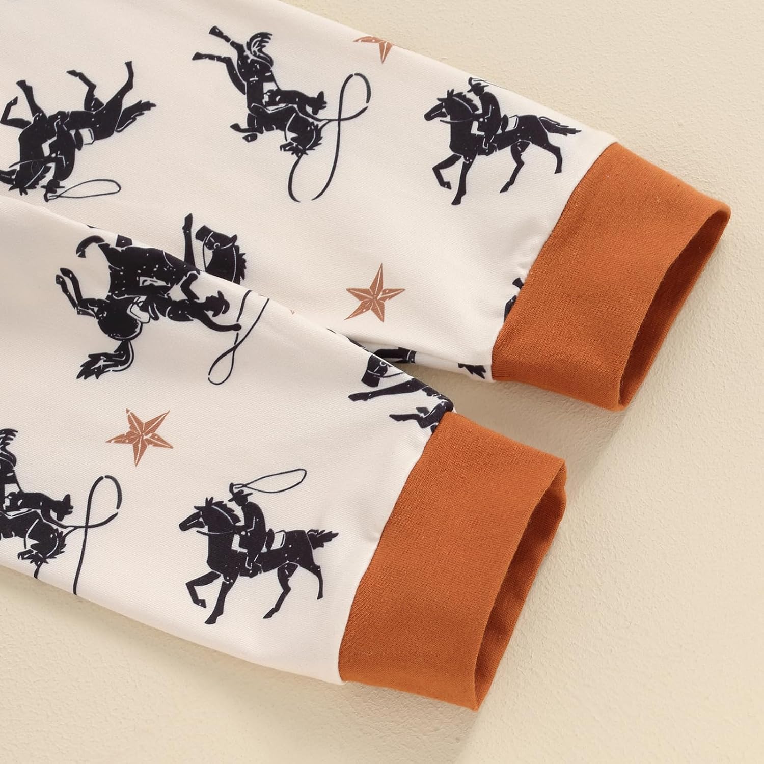 SAYOO This Is My First Rodeo Country Cowboy Funny Infant Baby Boy Bodysuit Long Pants Hat 3Pcs Western Coming Home Outfit - Image 7