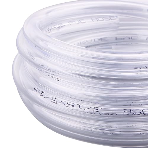 Miniatura 85 de DERNORD - Tubo de cloruro de polivinilo (PVC) de 5/16 pulgadas de diámetro interior x 7/16 pulgadas de diámetro exterior, manguera flexible