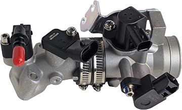 RedCap Complete Fuel Injection Throttle Body Manifold For EFI GY6 168cc 170cc 200cc Jonway GTX 250 EFI 200 Scooter Moped Engines Includes all Sensors