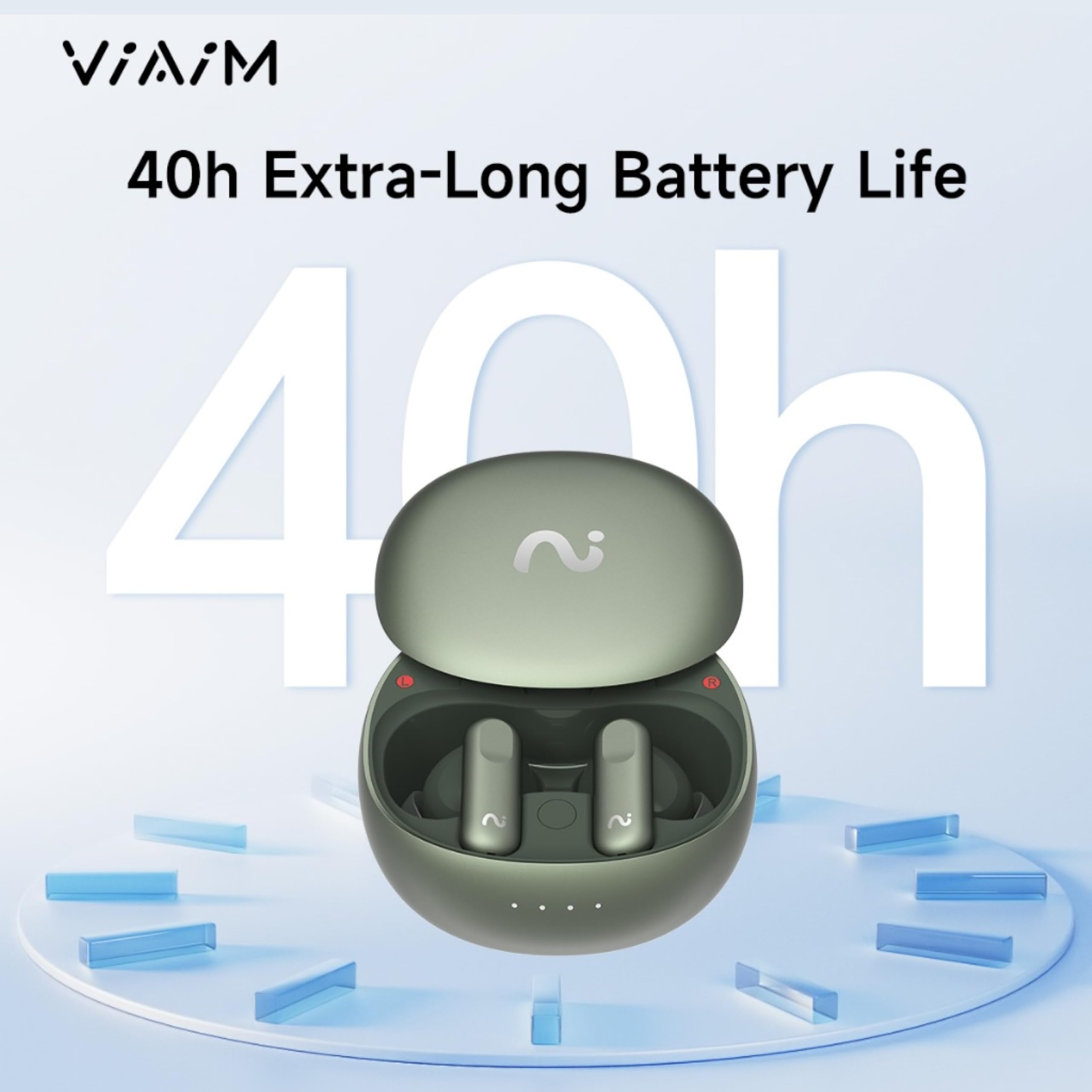 Amazon.com: VIAIM Nano+ AI Smart Earbuds – 4-in-1 Noise Cancelling