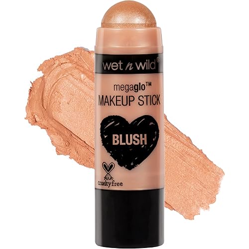 wet n wild MegaGlo Makeup Stick, Buildable Color, Versatile Use, Cruelty-Free & Vegan - Hustle & Glow