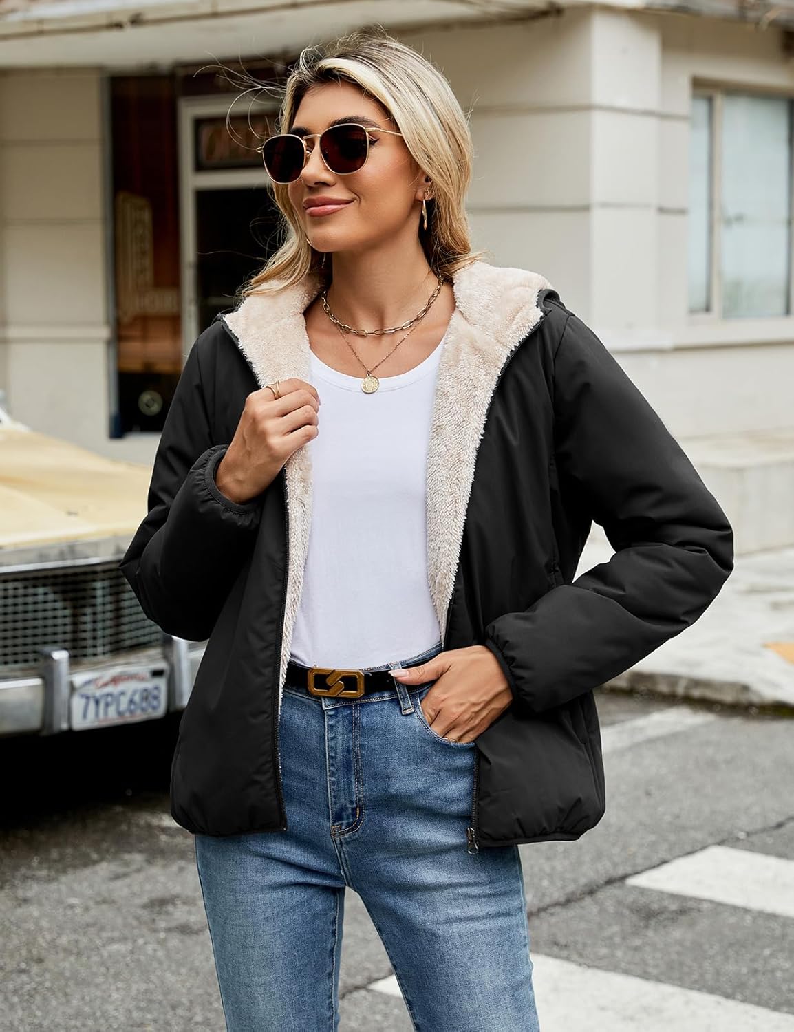 BBO Women's Sherpa Fleece Jacket