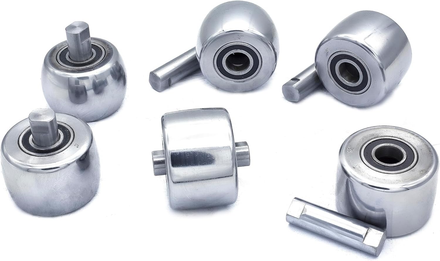 2"(Width) x 3"(OD) Bottom anvil dies set for english wheel F1.2X710, HF#68385, 95359, EW-28 | Includes 2", 3", 4", 6", 8" & 12" Radius Dies