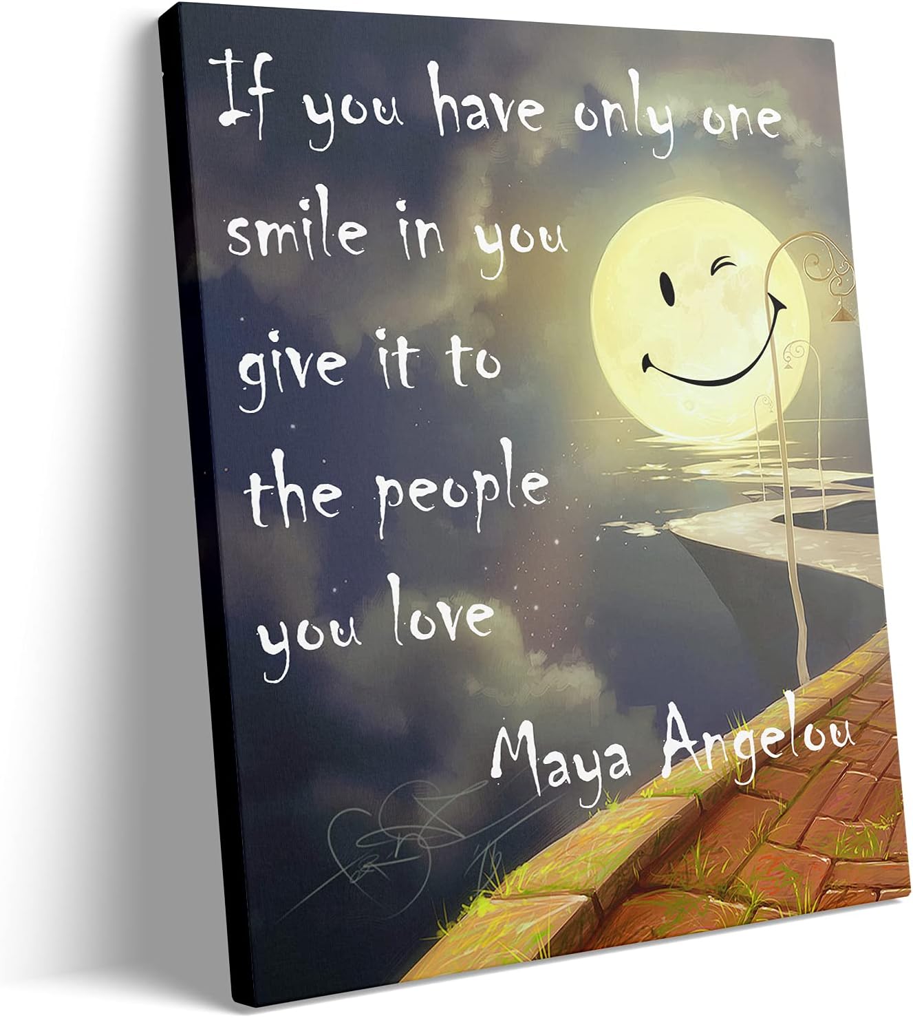 Texas Art Maya Angelou Quotes Wall Art, Mia Angelou Wall