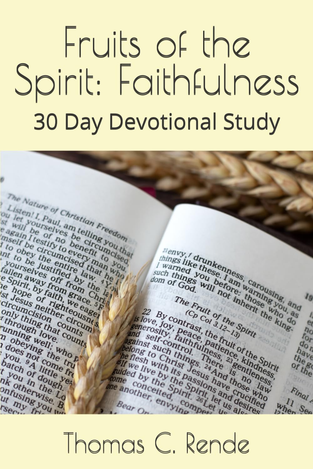 Fruits of the Spirit: Faithfulness: 30 Day Devotional Study (The Fruits of the Spirit Series)