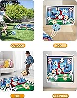 Vista 4 de Stryka Skillzone - Juego de objetivos de precisión de fútbol, juguete plegable de franela para objetivo, juego de fútbol para interiores