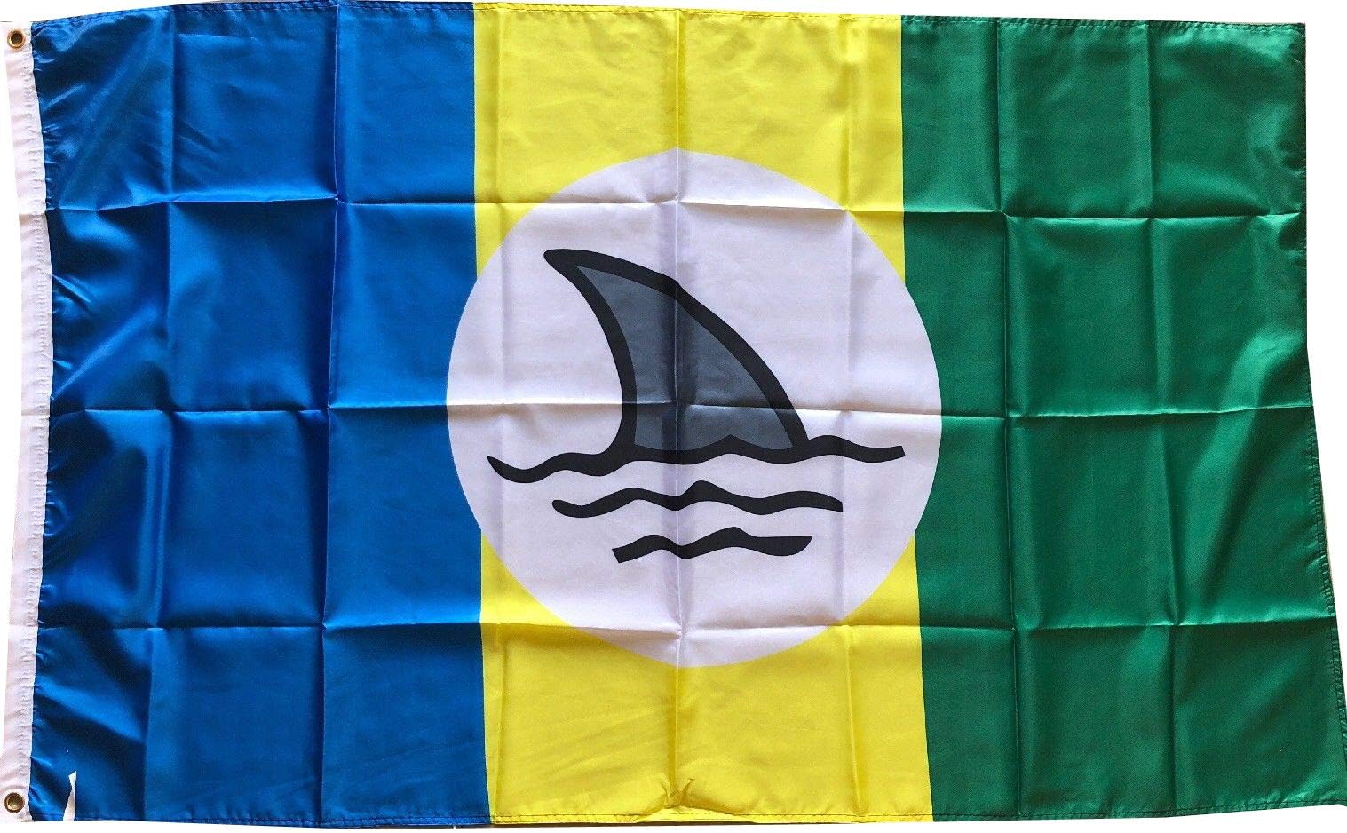 Mountfly JIMMY BUFFETT WELCOME TO FINLAND Landshark Margaritaville Fins Up Boat FLAG Banner 3X5 Feet