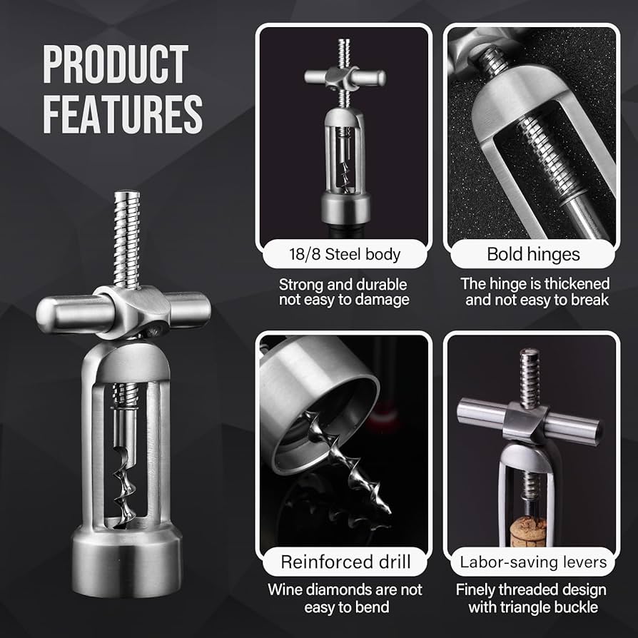 垂直レバー式コルクスクリューワインオープナー 垂直レバー式コルクスクリューワインオープナー