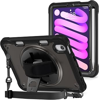ProCase Rugged Case for iPad mini 7thA17 Pro 2024 / 6th Gen 8.3" 2021