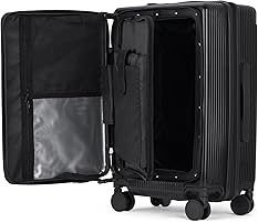 Amazon.com | BISON DENIM Carry On Luggage Expandable PC Hard Shell